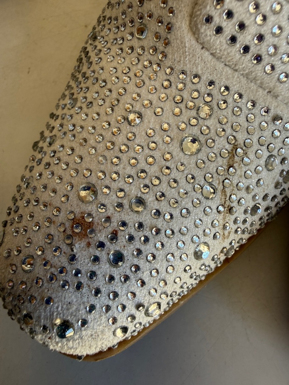π’Swiftie Boots Toddler Girls Silver Rhinestone Cowboy Boots Dream Pairs Size 12 - Picture 9 of 9